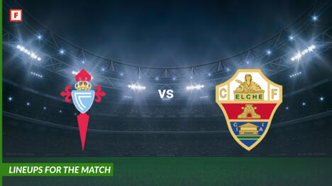Celta vs Elche: lineups for the match