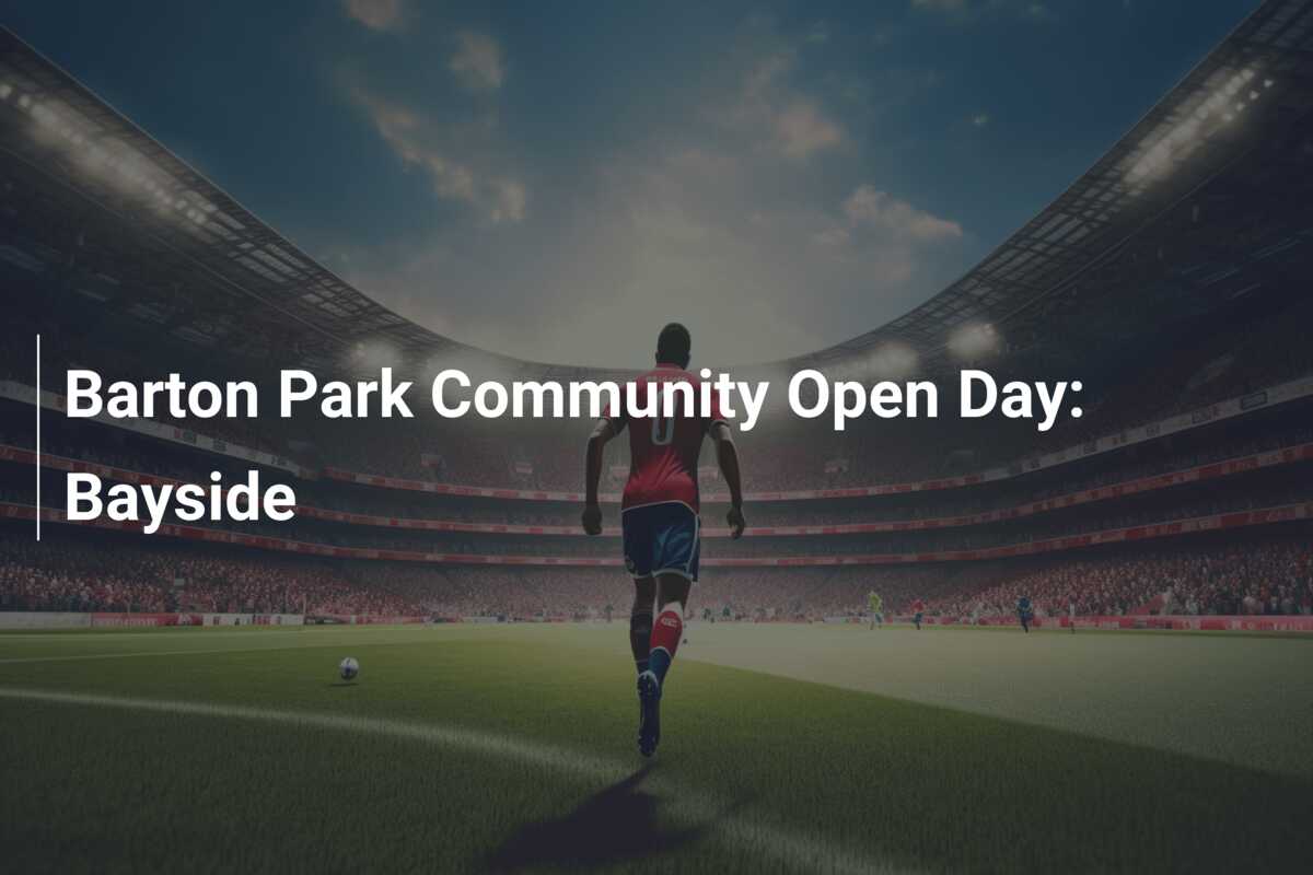 Barton Park Community Open Day: Bayside