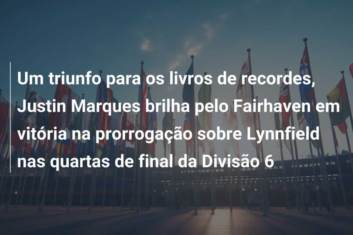 Um triunfo para os livros de recordes, Justin Marques brilha pelo Fairhaven em vitória na prorrogação sobre Lynnfield nas quartas de final da Divisão 6