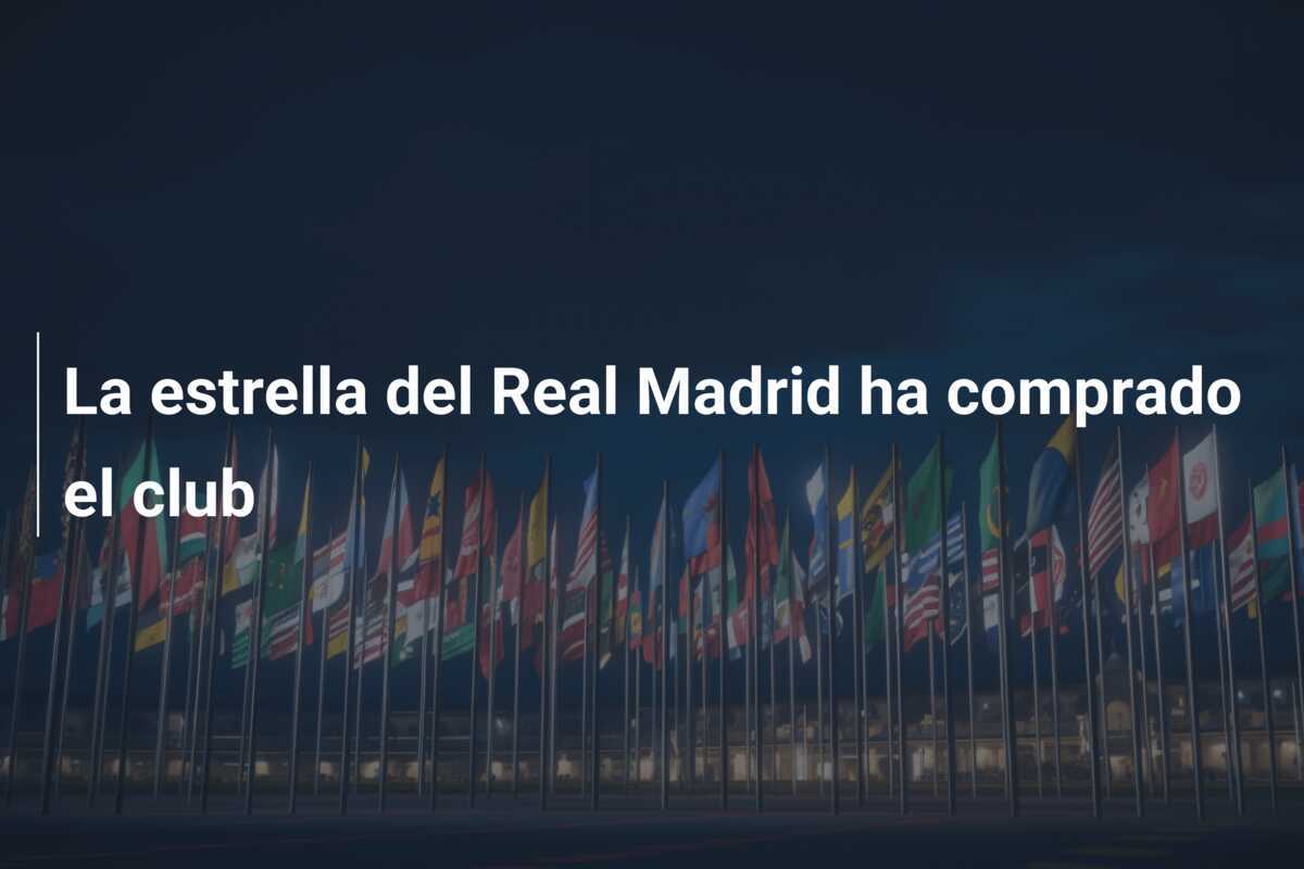 La estrella del Real Madrid ha comprado el club