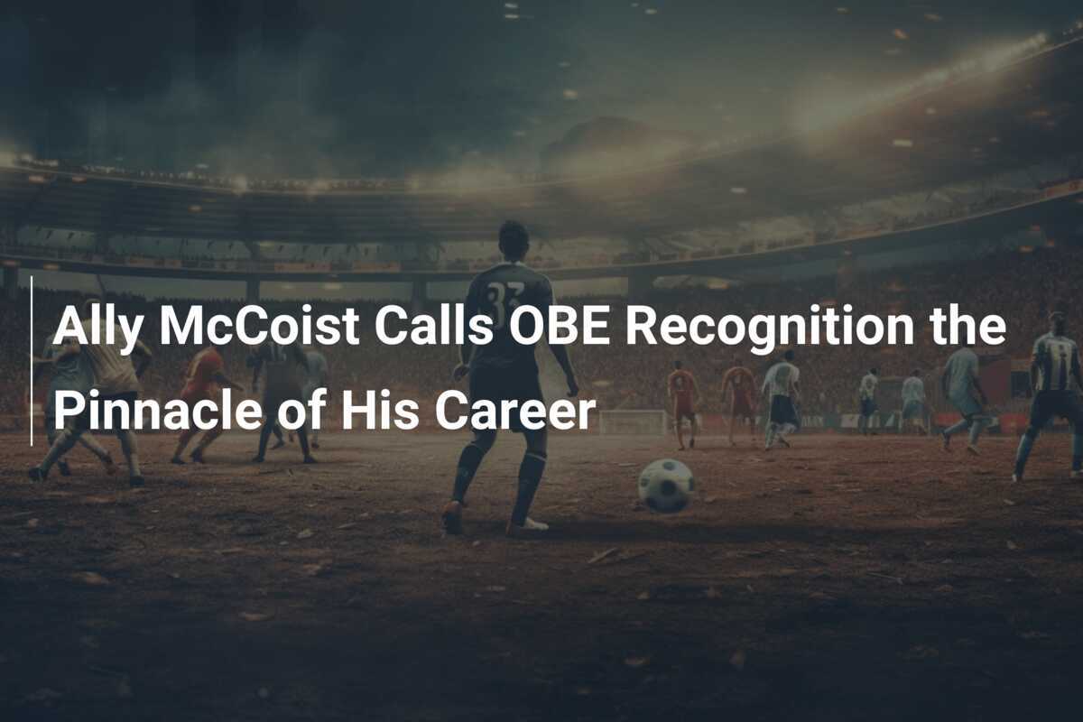 Ally McCoist definisce il riconoscimento OBE il culmine della sua carriera