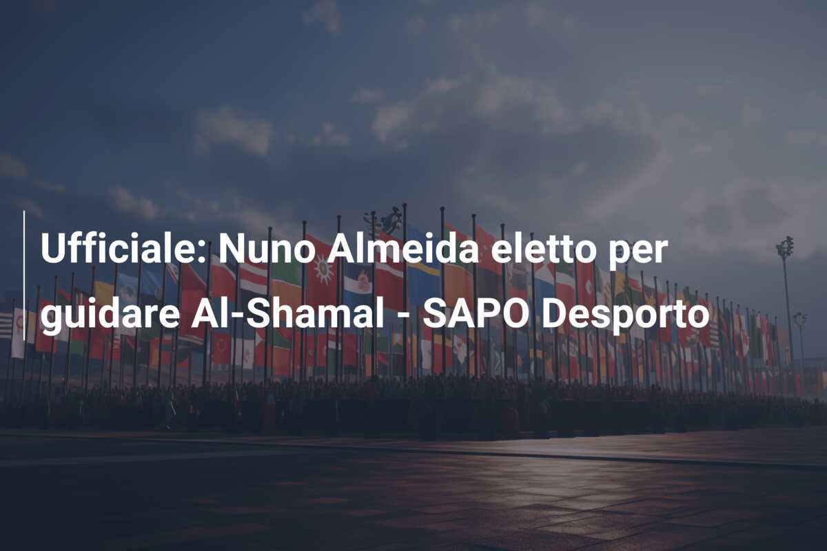 Ufficiale: Nuno Almeida eletto per guidare Al-Shamal – SAPO Desporto