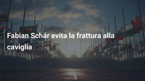 Fabian Schär evita la frattura alla caviglia