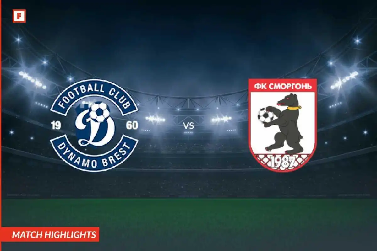 FC Dinamo Brest - Smorgon gol e momenti salienti