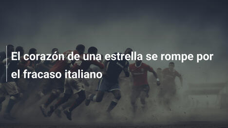 El corazón de una estrella se rompe por el fracaso italiano