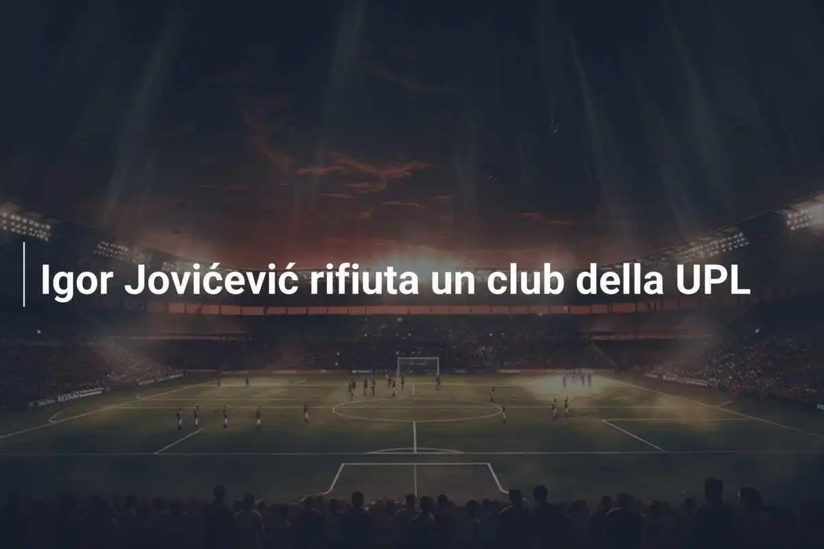 Igor Jovićević rifiuta un club della UPL