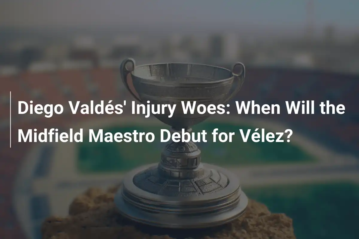 Infortuni di Diego Valdés: Quando Debutterà il Maestro del Centrocampo per il Vélez?