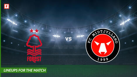 Nottingham Forest vs Midtjylland: lineups for the match