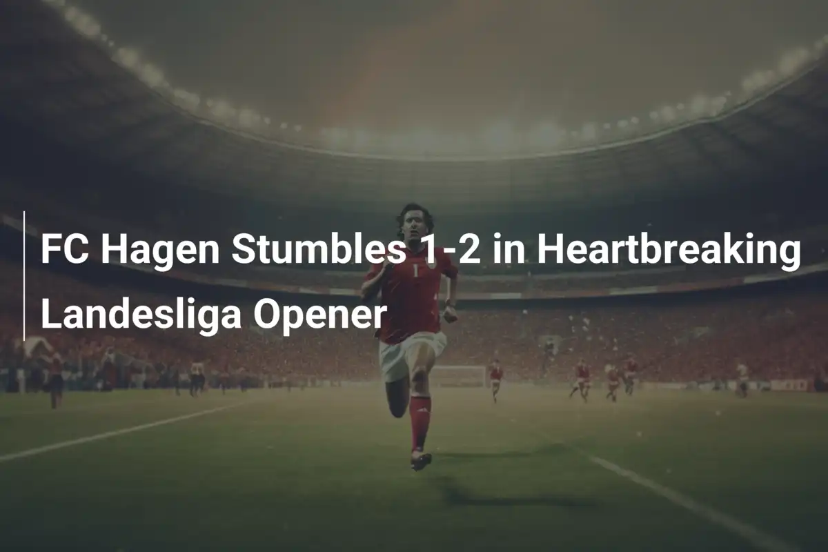 FC Hagen Inciampa 1-2 nel Debutto in Landesliga: Un Esordio Amaro