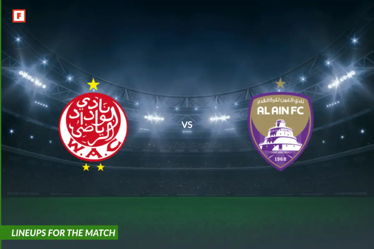 Wydad Casablanca ปะทะ อัล-อิน: รายชื่อผู้เล่นสำหรับการแข่งขัน