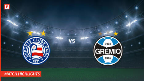 Bahia - Gremio Porto Alegrense gol e momenti salienti