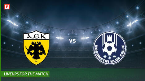 AEK Athen gegen NK Celje: Aufstellungen für das Spiel