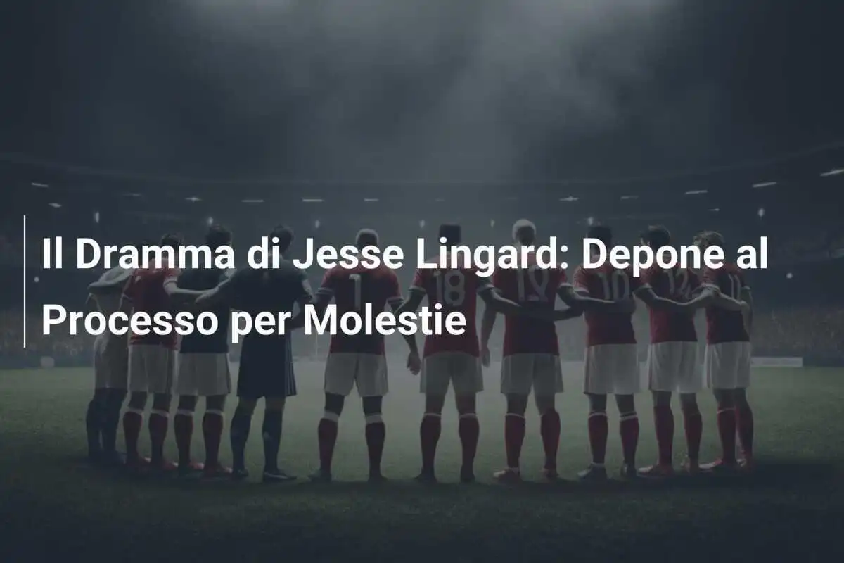 Il Dramma di Jesse Lingard: Depone al Processo per Molestie