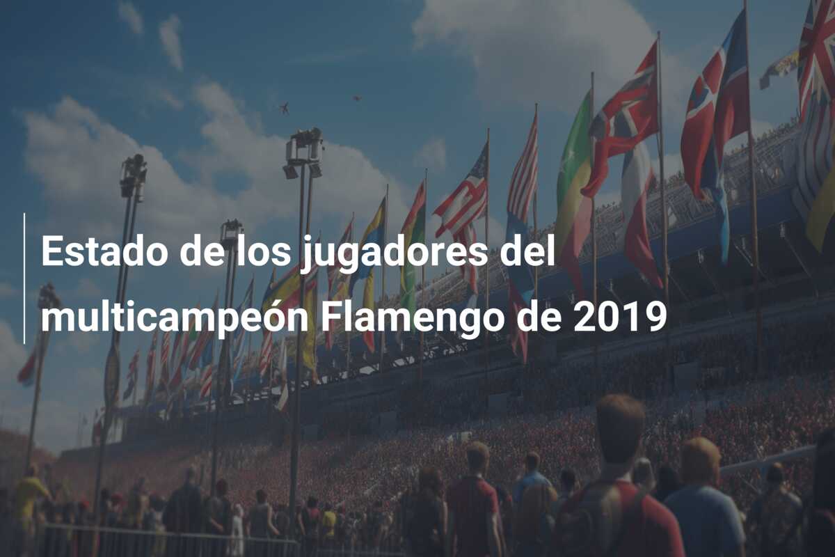 Estado de los jugadores del multicampeón Flamengo de 2019