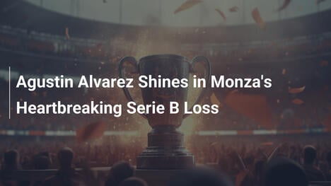 Agustín Álvarez Brilla nella Sconfitta Amara del Monza in Serie B