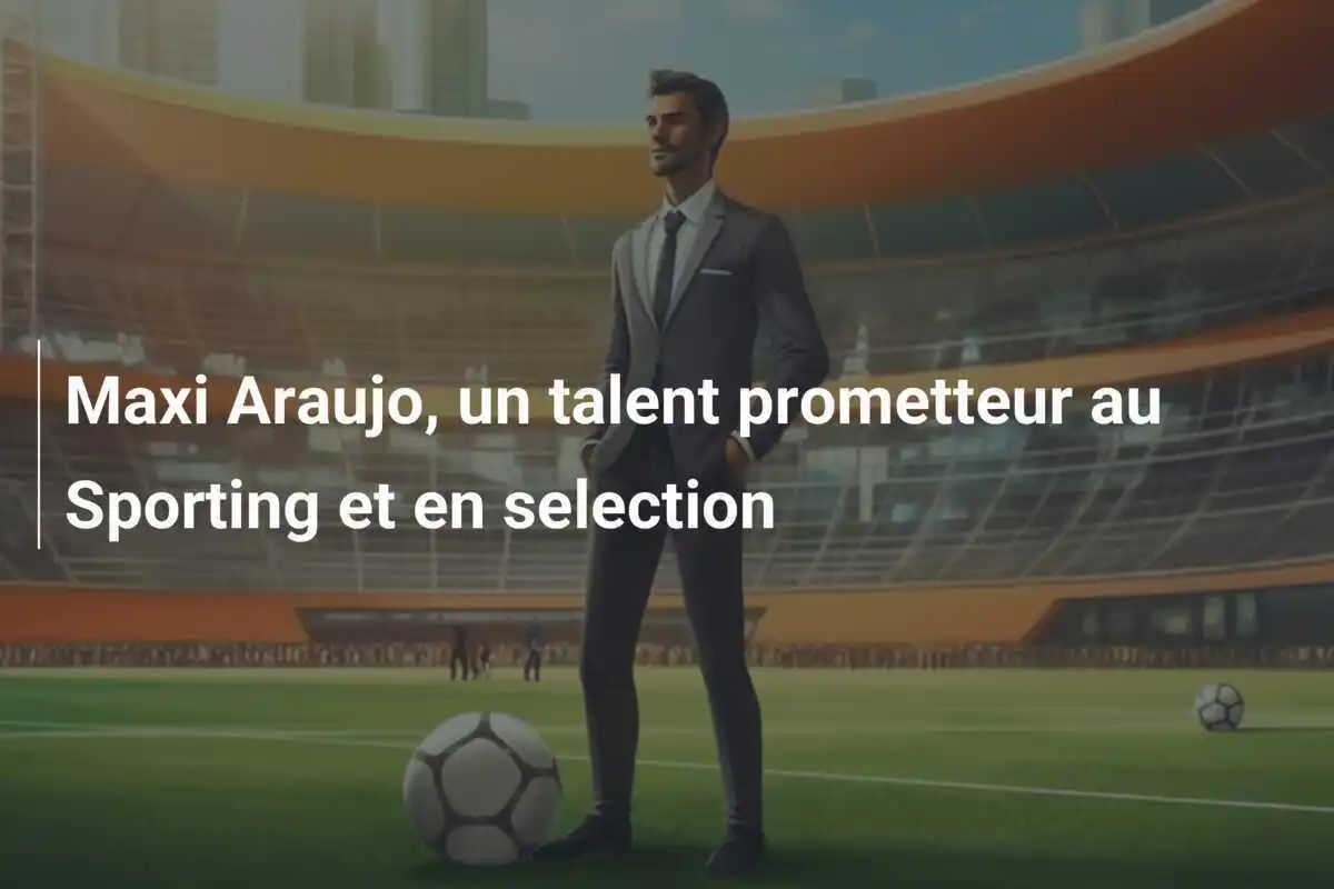 Maxi Araujo, un talent prometteur au Sporting et en selection