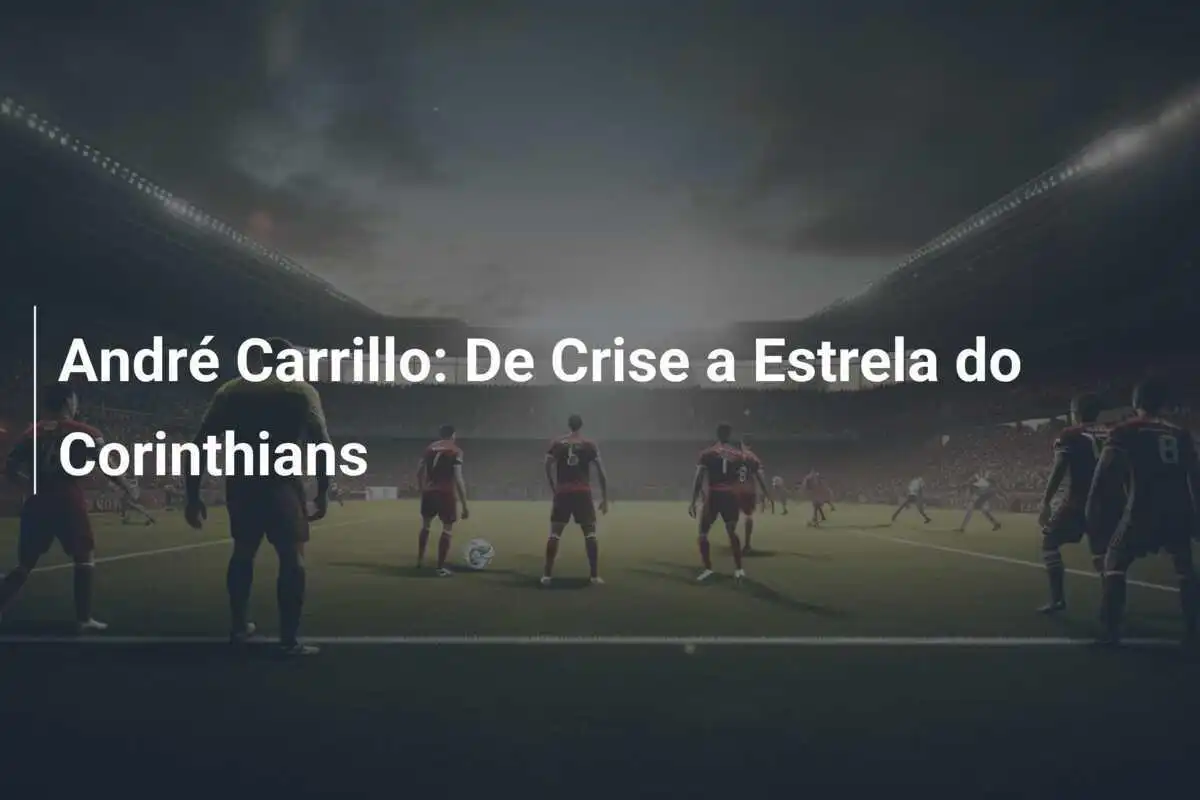 André Carrillo: De Crise a Estrela do Corinthians