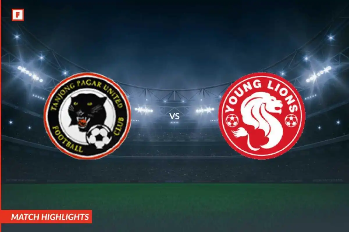 Tanjong Pagar United - 젊은 라이온스 법원 골 및 하이라이트