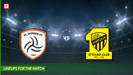 Al Shabab Riyadh ปะทะ อัล-อิตติฮัด: รายชื่อผู้เล่นสำหรับการแข่งขัน