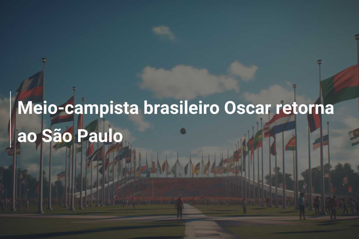 Meio-campista brasileiro Oscar retorna ao São Paulo
