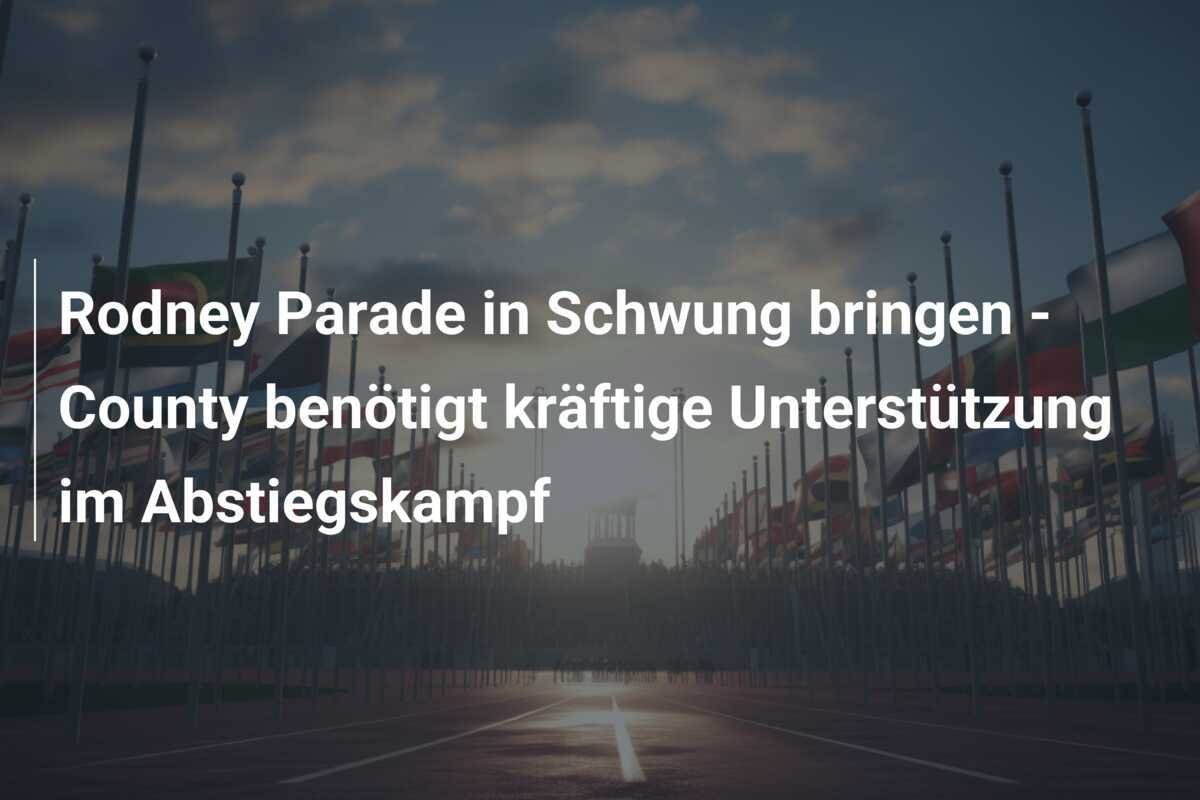 Rodney Parade in Schwung bringen - County benötigt kräftige Unterstützung im Abstiegskampf