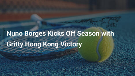 Nuno Borges startet Saison mit zähem Sieg in Hongkong
