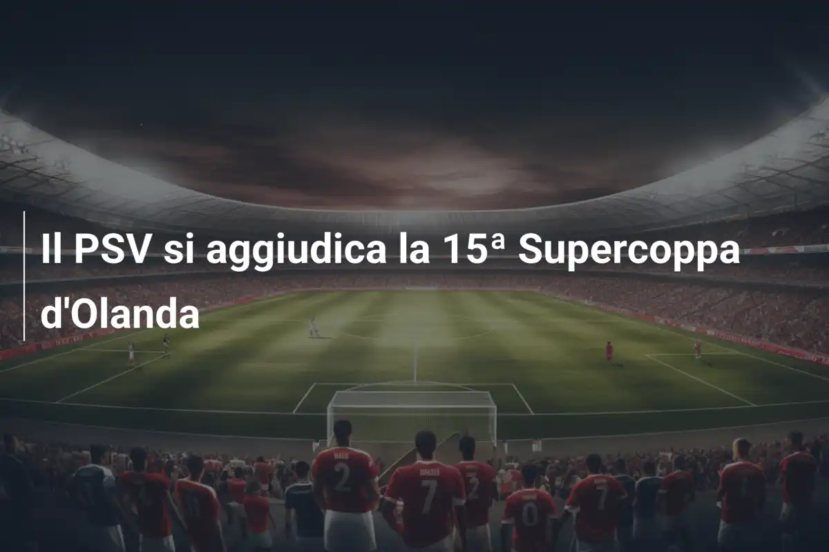 Il PSV si aggiudica la 15ª Supercoppa d'Olanda