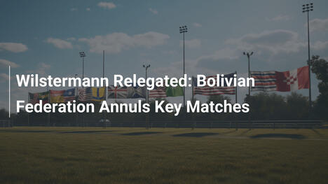 Wilstermann Desciende: Federación Anula Partidos Clave