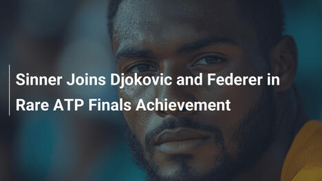 Sinner schließt sich Djokovic und Federer in seltener ATP-Finals-Leistung an