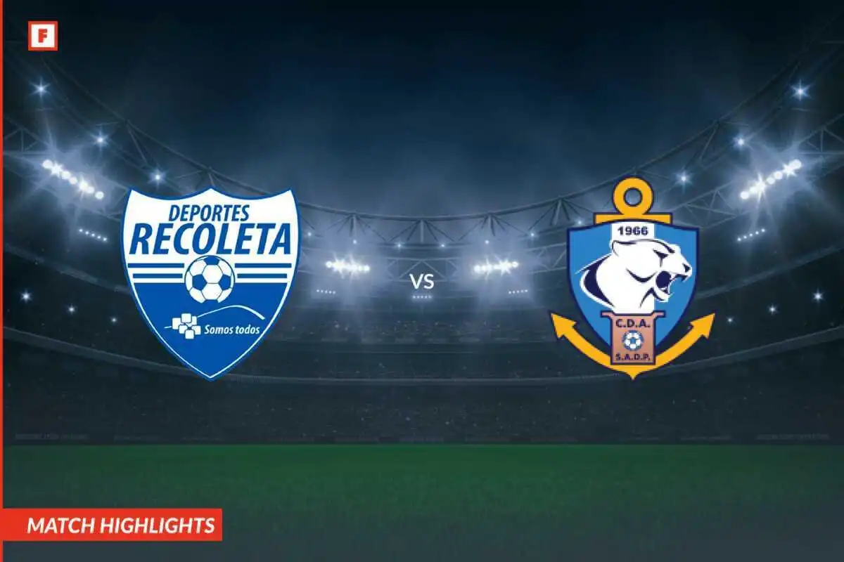 Deportes Recoleta - Deportes Antdiagasta gol e momenti salienti