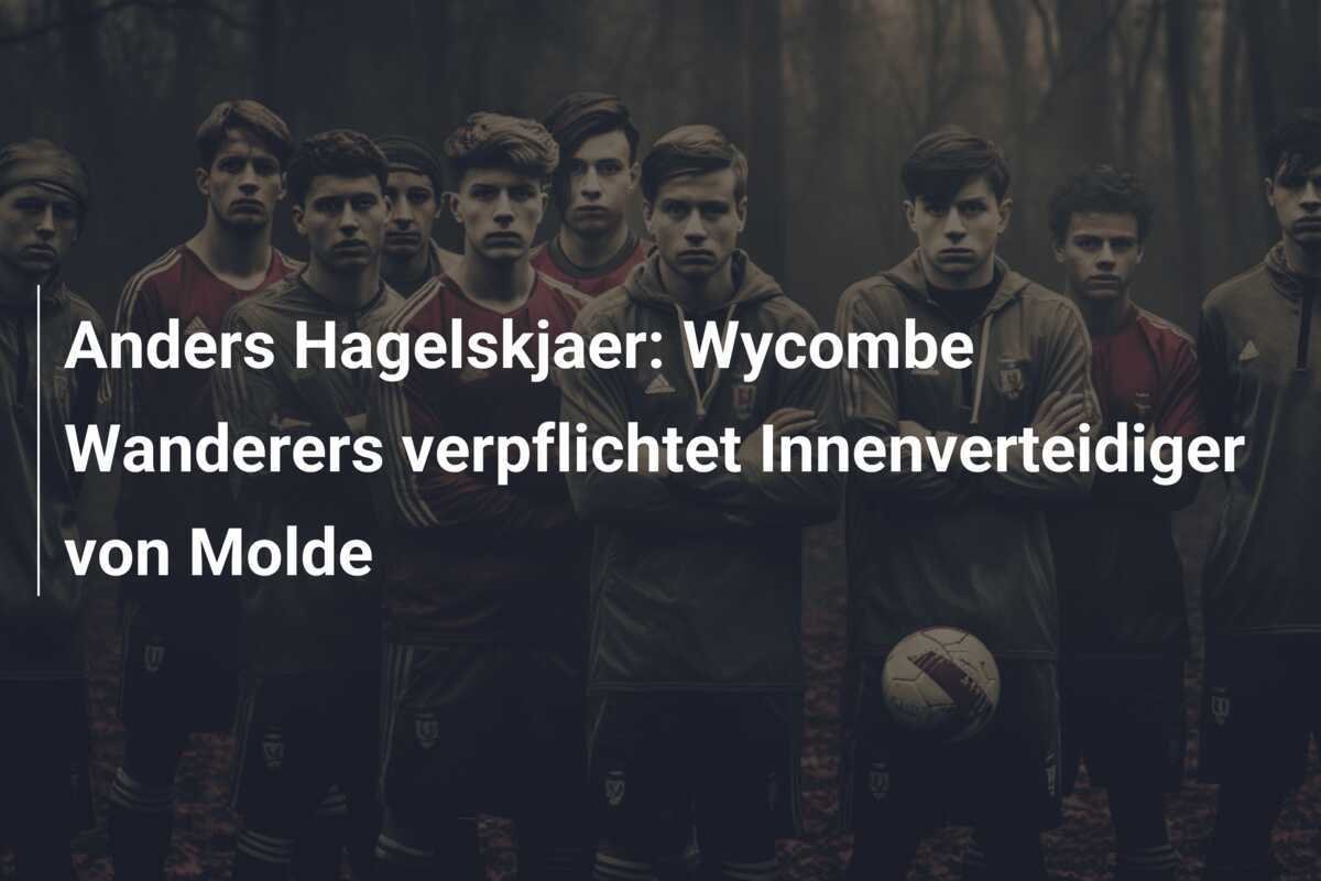 Anders Hagelskjaer: Wycombe Wanderers verpflichtet Innenverteidiger von Molde