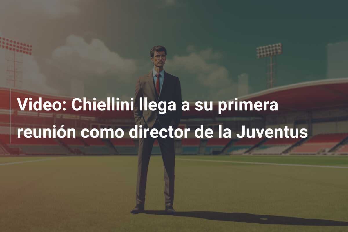 Video: Chiellini llega a su primera reunión como director de la Juventus