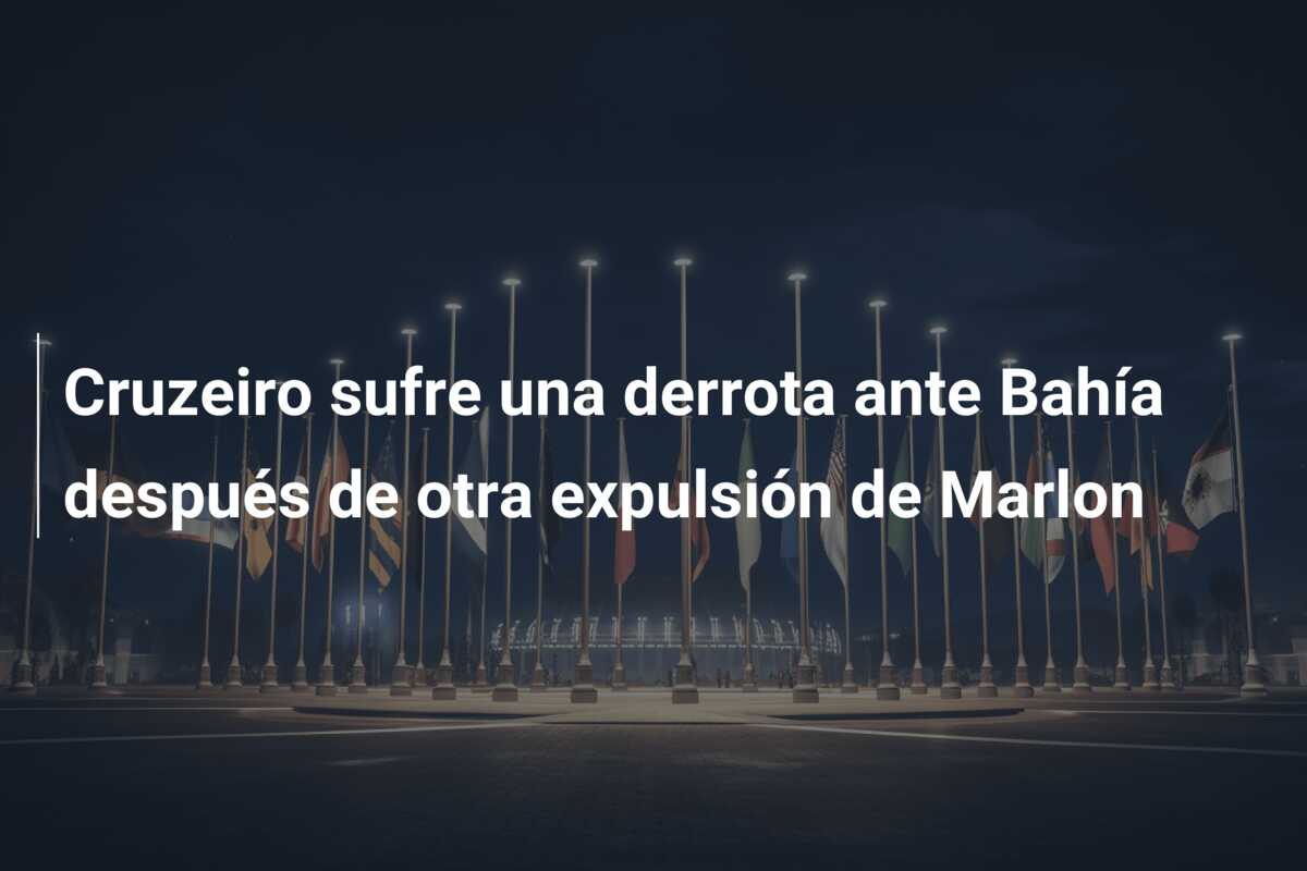 Cruzeiro sufre una derrota ante Bahía después de otra expulsión de Marlon