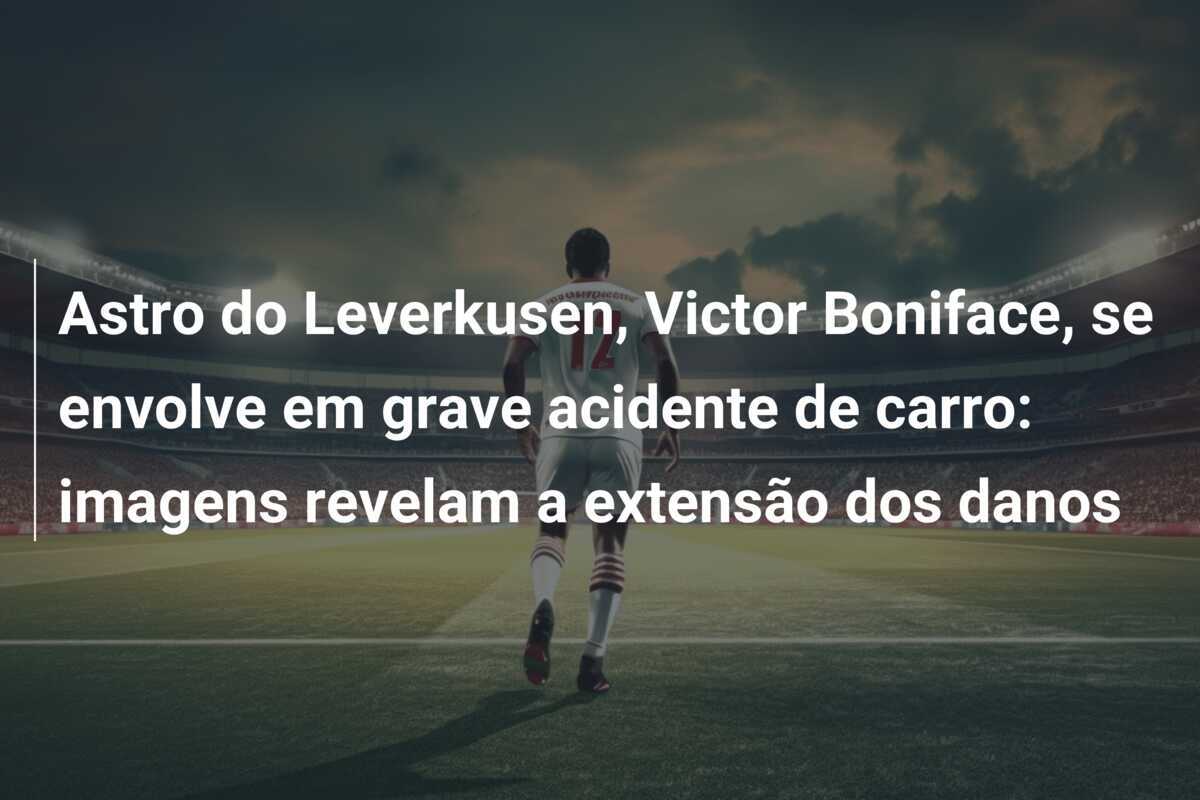 Astro do Leverkusen, Victor Boniface, se envolve em grave acidente de carro: imagens revelam a extensão dos danos