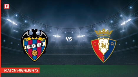 Levante UD - Osasuna gol e momenti salienti