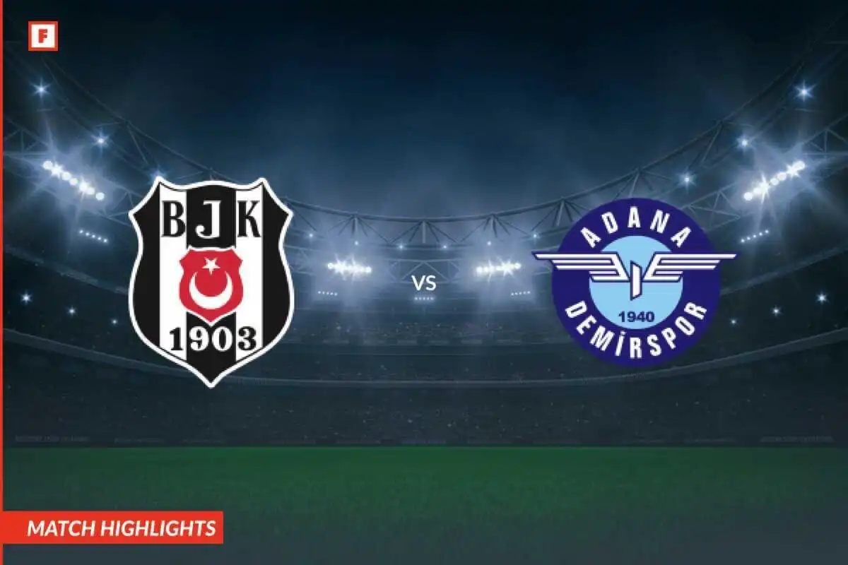 Besiktas - Adana Demirspor gol e momenti salienti
