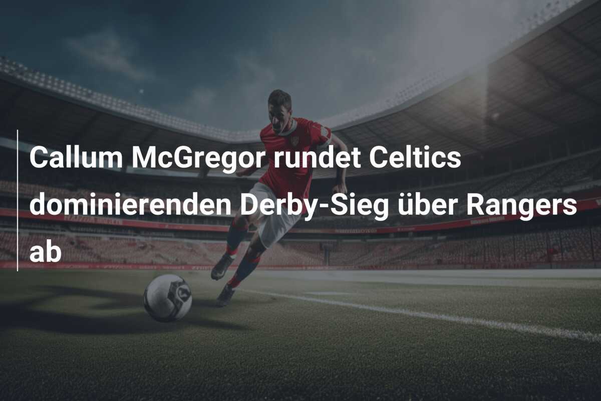 Callum McGregor rundet Celtics dominierenden Derby-Sieg über Rangers ab
