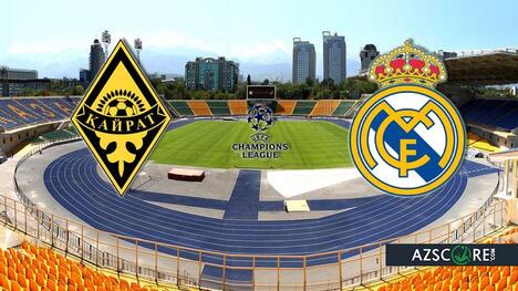 Kairat Almaty vs. Real Madrid: Preview and Prediction for UEFA Champions League Showdown