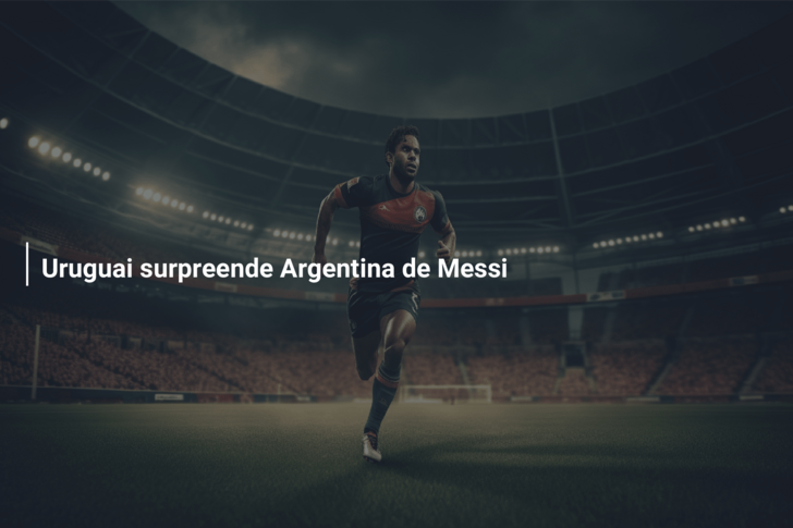 Uruguai surpreende Argentina de Messi