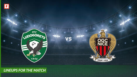 Ludogorets 1945 vs OGC Nice: alineaciones para el partido