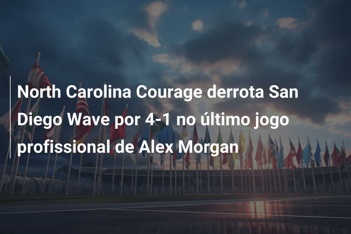 North Carolina Courage derrota San Diego Wave por 4-1 no último jogo profissional de Alex Morgan