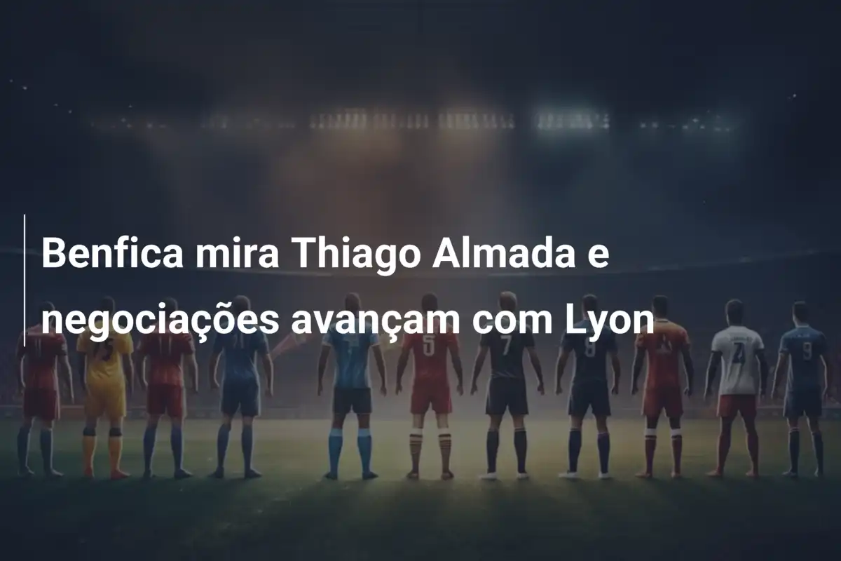 Benfica mira Thiago Almada e negociações avançam com Lyon