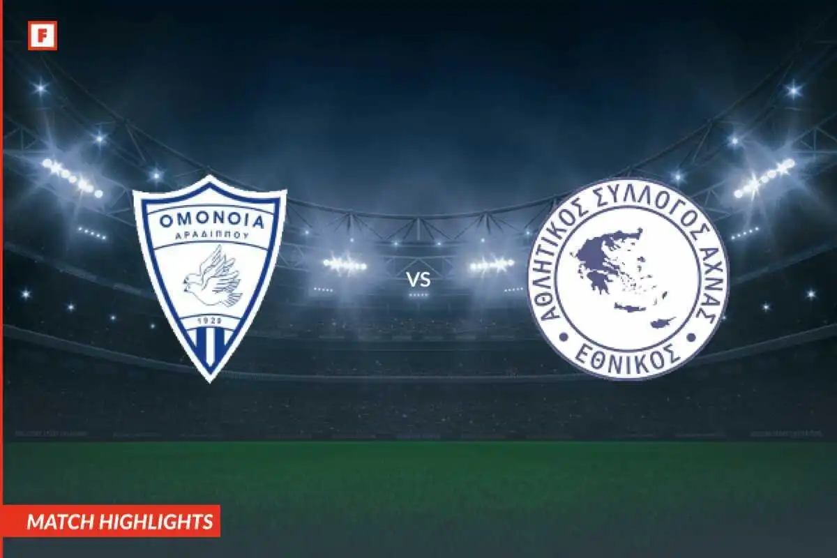 Omonia Aradippou - Ethnikos Achna gols e destaques