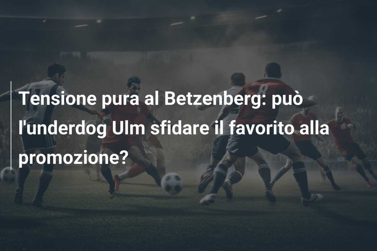 Tensione pura al Betzenberg: può l'underdog Ulm sfidare il favorito alla promozione?