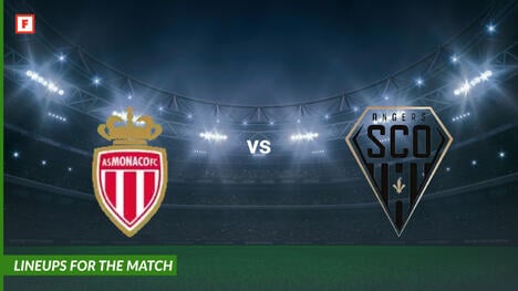 AS Monaco vs Angers SCO: lineups for the match