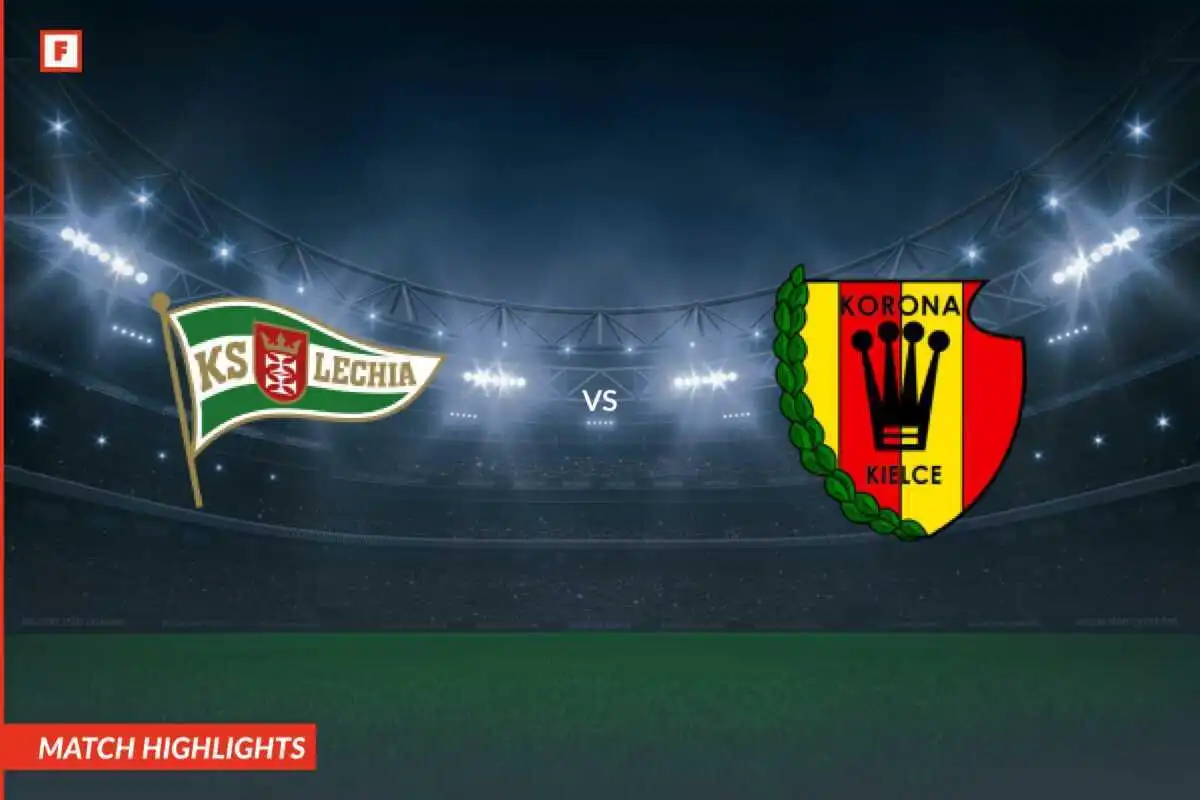 Lechia Gdansk - Korona Kielce gol e momenti salienti