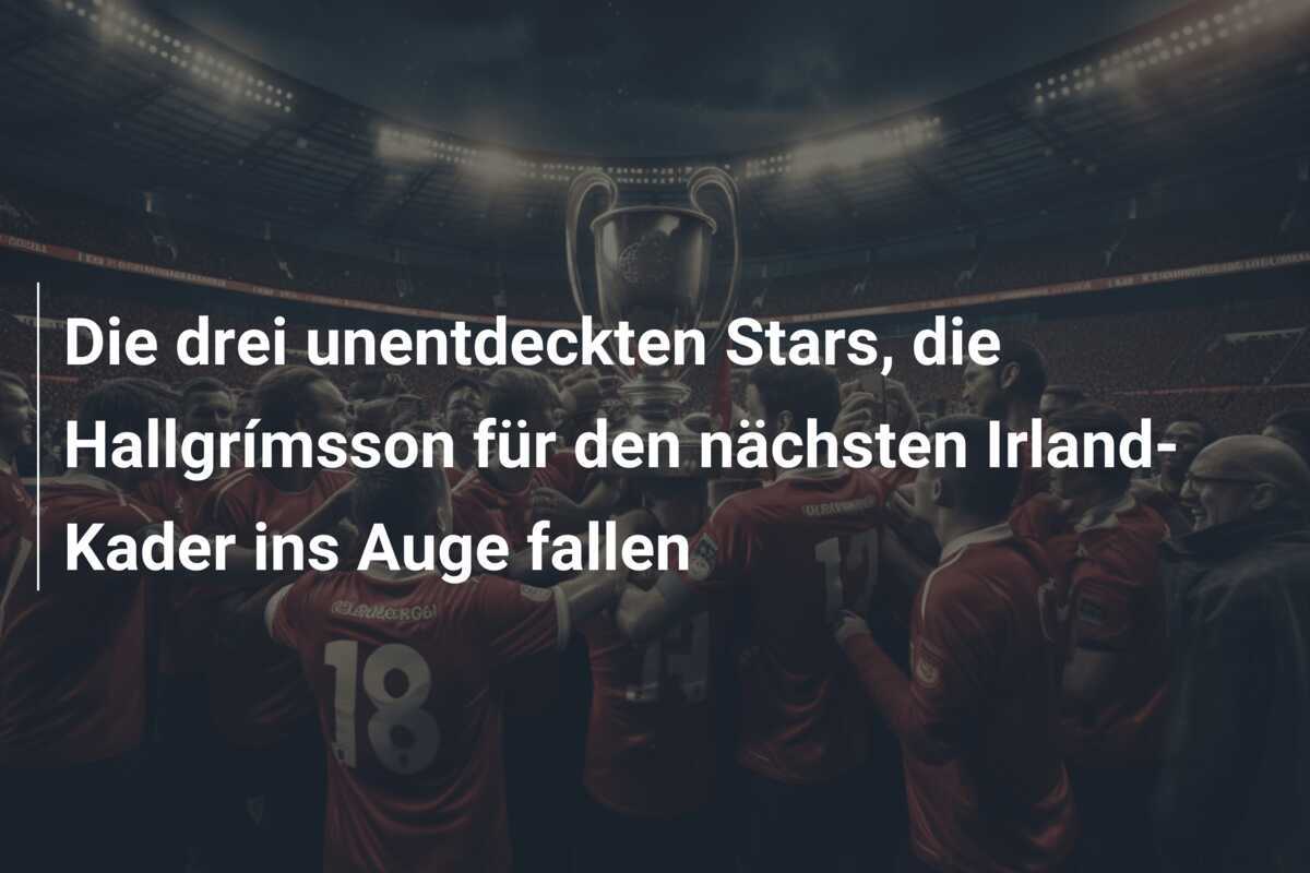 Die drei unentdeckten Stars, die Hallgrímsson für den nächsten Irland-Kader ins Auge fallen