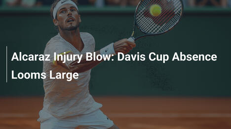 Alcaraz-Verletzungsschlag: Fehlen beim Davis Cup droht