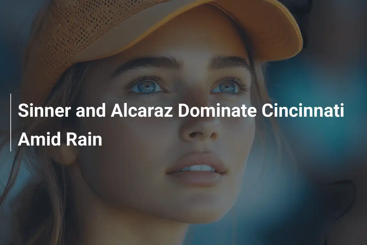 Sinner und Alcaraz trotzen Regen und Gegnern in Cincinnati