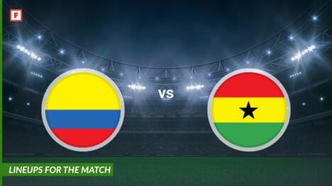 Colombia vs Ghana: alineaciones para el partido